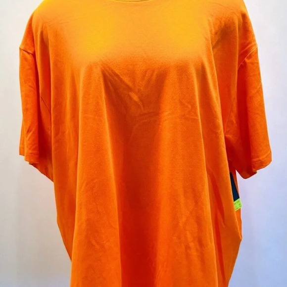 NWT TEK GEAR Women Short Sleeve Crew Neck On the Go Gear Orange Shirt Plus Sz 1X - Picture 5 of 12